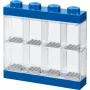 Room Copenhagen LEGO minifiguuride vitriin Sinine (Sinine/läbipaistev. läbipaistev)