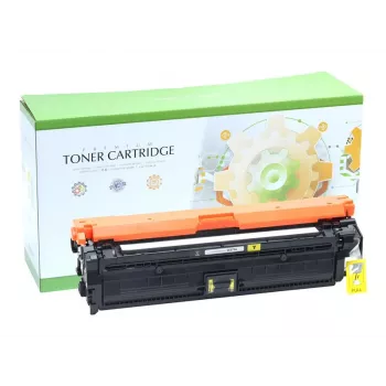 STATIC Toonerikassett, ühilduv HP CE272A / CE342A / CE742A kollane taastäidetud 16000 lehekülge