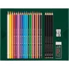 Õlipõhine pliiats Faber-Castell Polychromos & Pitt Graphite Matt komplekt 21 tk mitmevärviline
