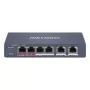 Hallatav kommutaator Hikvision DS-3E1106HP-EI 6 porti PoE Fast Ethernet