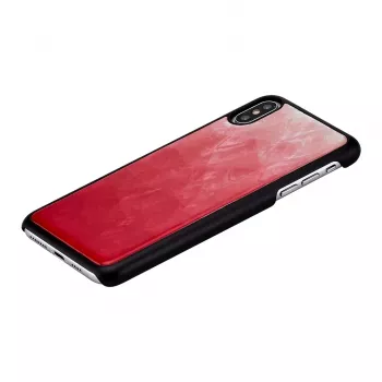 Nutitelefoni ümbris iKins iPhone XS Maxile — roosa järv mustade aktsentidega