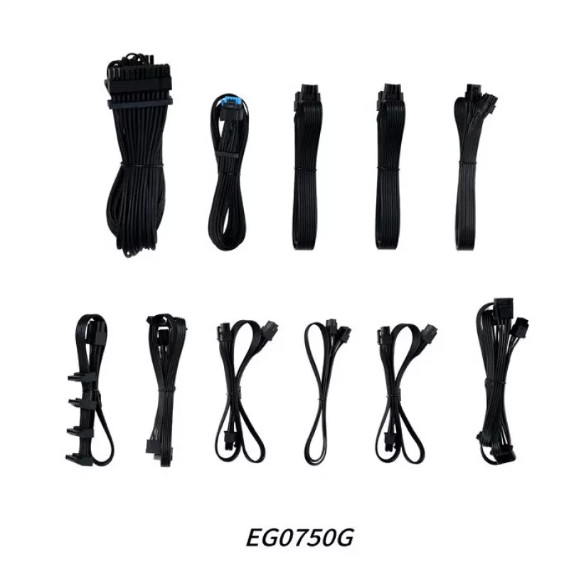 Toiteplokk LIAN LI EDGE GOLD 750 — 750 W, 80 PLUS Gold, aktiivne PFC