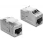 Keystone-moodul DELOCK 91122 — lame RJ-45 sisestus, hõbedane/valge, 16 × 32,8 × 20 mm