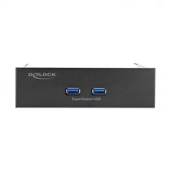 Esipaneel DeLOCK 5,25 tolli 2 x USB 5 Gbps Type-A porti