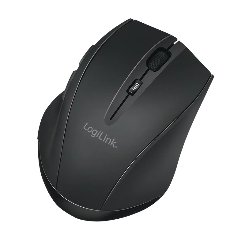 Logilink juhtmevaba hiir BT5.0, ergonoomiline, must