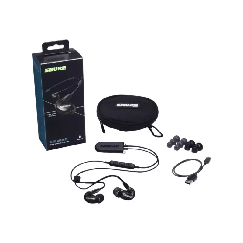 Shure SE215 kõrvaklapid, must | Shure