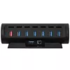 Streamplify HUB CTRL 7, 7x USB 3.0 Type A, RGB, 12V, EL toitekaabel - must