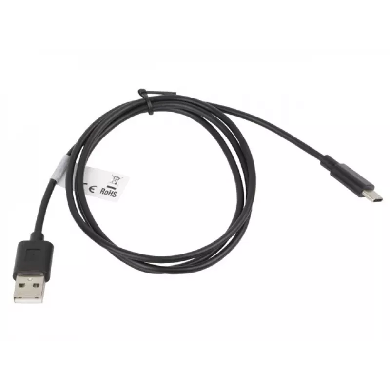 Kaabel Lanberg CA-USBO-10CC-0010-BK (USB 2.0 isane - USB 2.0, USB, Type C isane, 1m, must) (CA-USBO-10CC-0010-BK)