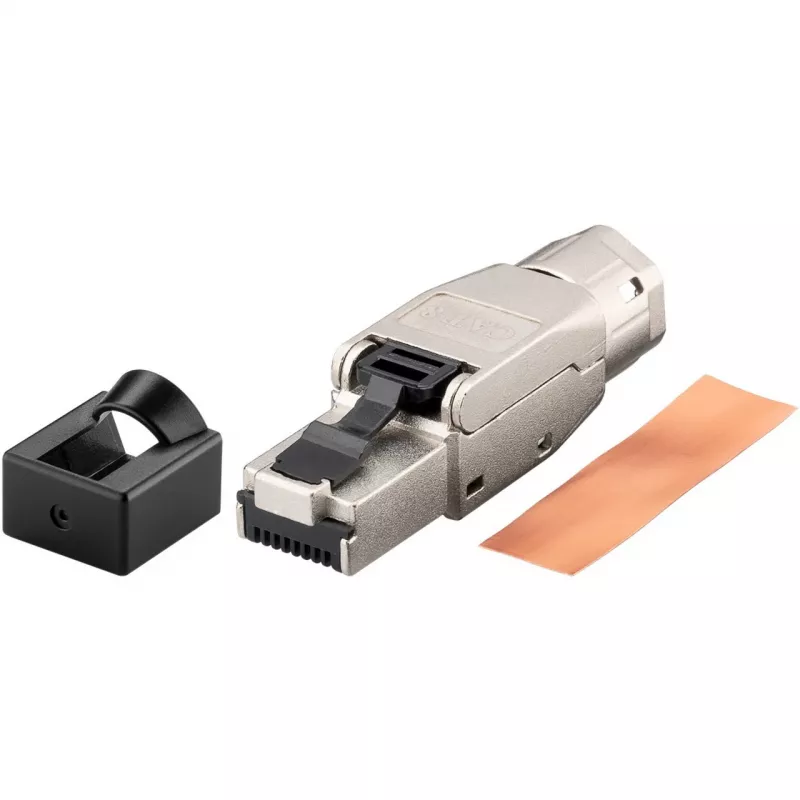 Goobay CAT 8.1 STP-shielded, field-terminable RJ45-Pistik (61130)