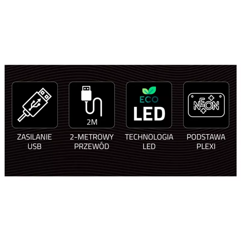 LED-neoonvalgusti MANTA SNL91MT stiil RAKETA – dekoratiivne LED-neoonpaneel, mudel SNL91MT