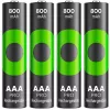 Patareid R03/AAA NI-MH 800mAh blister 4 tk. PRO