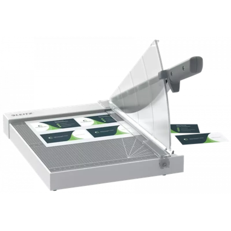 Leitz Precision Home Office paberilõikur A4, 10 lehte, käsitsiklambriga, roostevaba teras, A4, 80 g/m², antratsiit