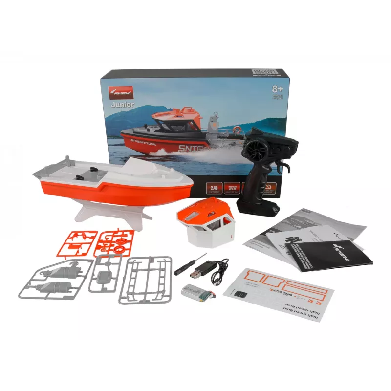Amewi Rettungsboot brushless Jetantrieb 320mm RTR Valge/orang (26116)