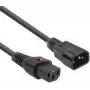 ACT toitejuhe C13 IEC Lock C14 must 3 m PC1022 230 V 10 A