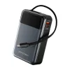 Kaasaskantav akupank Vention FHYB0 20000mAh 65W, 2× USB-C, 1× USB-A, must