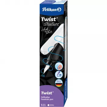 Pelikan 824620 täitesulepea, padruniga, valge