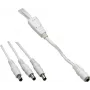 VOLTCRAFT madalpinge ühenduskaabel madalpinge pistikupesa - madalpinge pistik 5.5 mm 2.5 mm 1.10 m 1 tk (072959C)