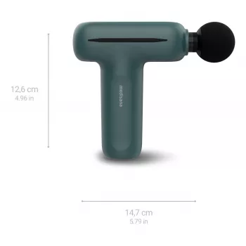 Medisana MG 200 lihasmassaažipüstol 4 peaga, vibratsioon, 3000 p/min, 8 mm amplituud, Li‑Ion 7,4 V, USB-laadimine