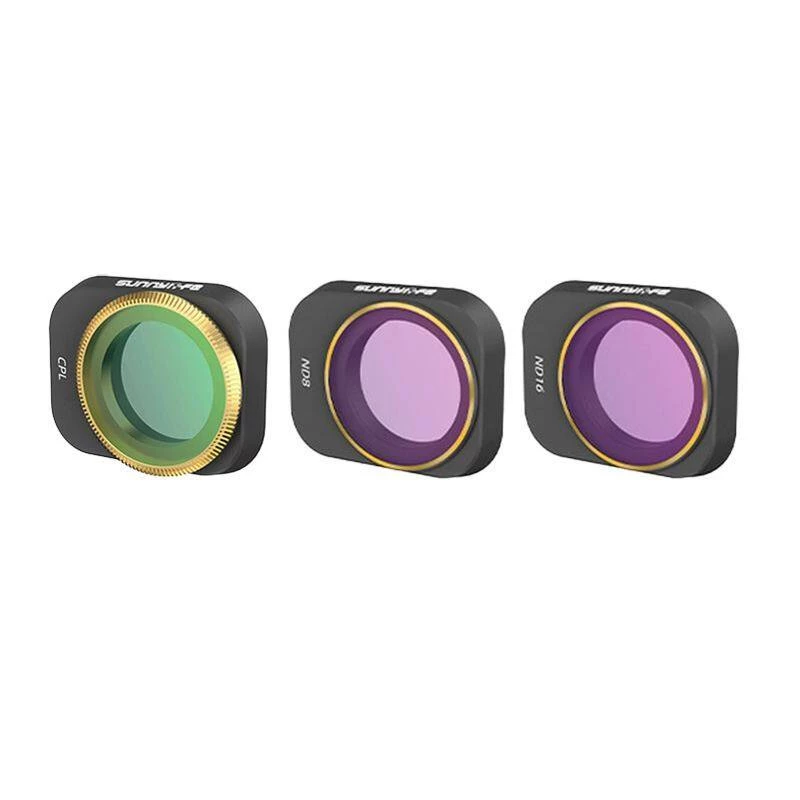 Filtrite komplekt CPL+ND8+ND16 Sunnylife DJI Mini 3 Pro jaoks (MM3-FI415)