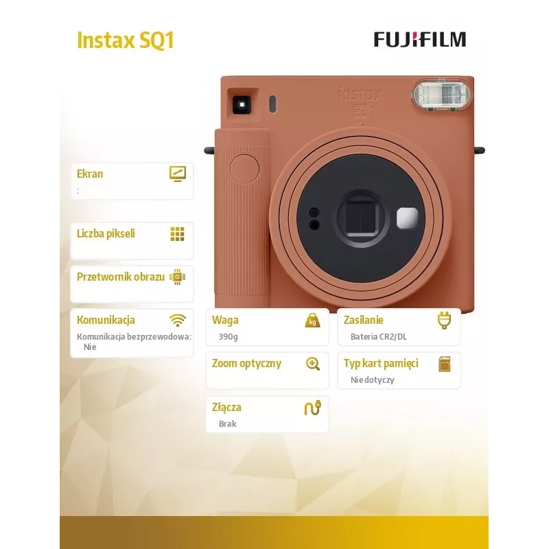 Fujifilm Instax Square SQ1 62 x 62 mm Oranž