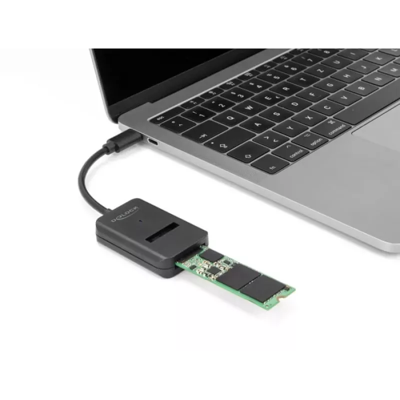 DeLOCK Combo muundur M.2 NVMe PCIe SATA SSD USB USB-C 10 Gbps
