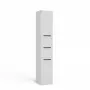 Vannitoa hoiukapp top e shop S33 BIEL — eraldiseisev, valge, 6 riiulit, 300×300×1700 mm