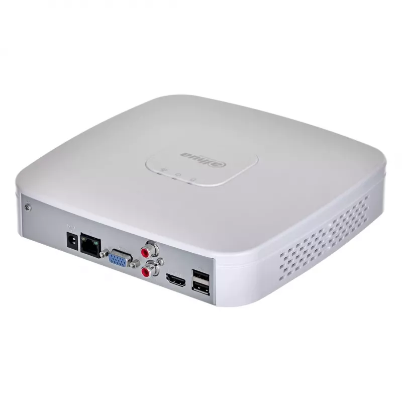 Võrgusalvesti DAHUA NVR2108-I2 — 8-kanaliline NVR, 4096×2400 max, SATA III kuni 10 TB, 1U valge