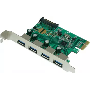 PCIe USB 3.0 kontrollerkaart Renkforce 1211115 — 4 porti