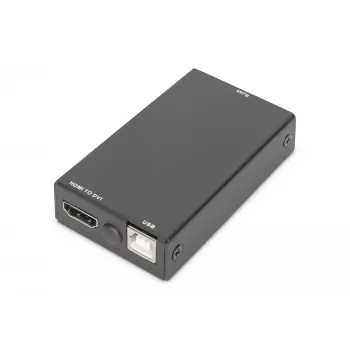 Digitus DVI-dongel modulaarsetele KVM-konsoolidele RJ45-DVI, must, 1080p