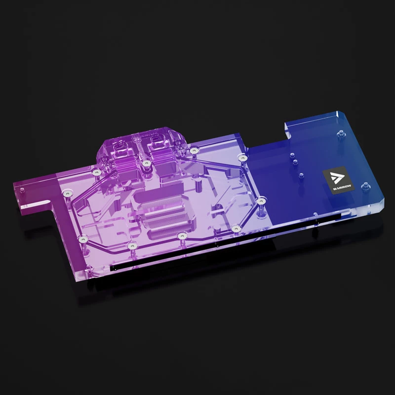 Barrow LRC2.0 täieliku katvusega GPU veeblokk ASUS TUF 3070 Aurora RGB jaoks (BS-AST3070-PA2)