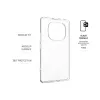 Tagakaane FIXED läbipaistev TPU kaitseümbris Xiaomi Redmi Note 14 Pro 4G jaoks