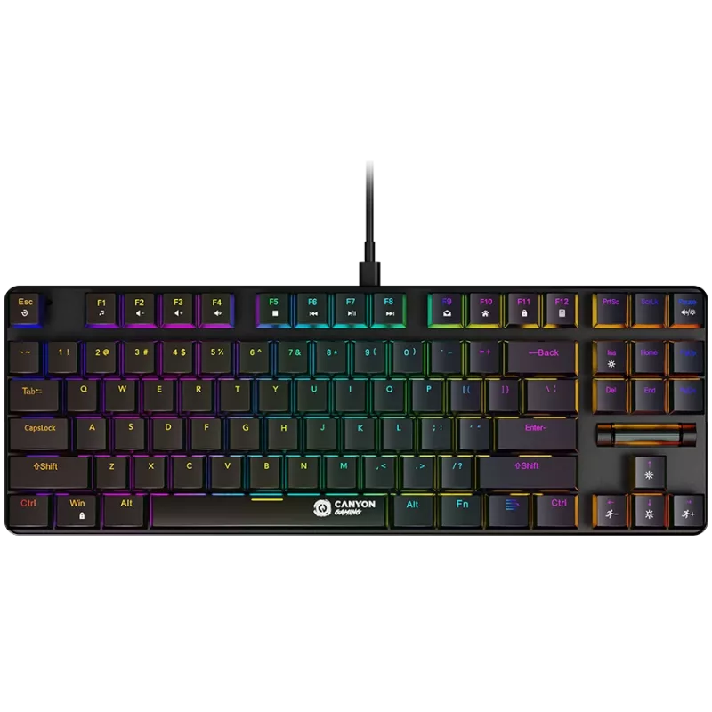CANYON klaviatuur Cometstrike TKL GK-50 EN Juhtmega