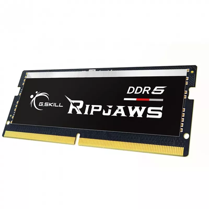 SO-DIMM 32 GB DDR5-4800 (2x 16 GB) Dual-Kit, Arbeitsspeicher schwarz, F5-4800S3434A16GX2-RS, Ripjaws, INTEL XMP