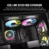 Ventilaator Corsair iCUE LINK RX120 RGB 12 cm Must 400-2100 p/min