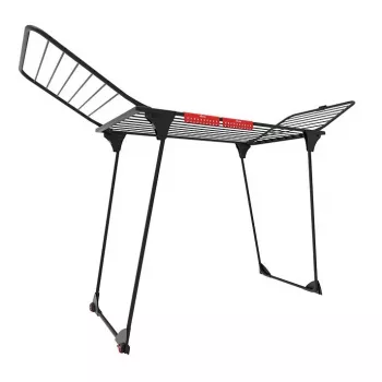 Riidekuivatusrest VILEDA King Ultimate 174096 — kokkupandav terasrest, 20 m kuivatuspinda, rattad, 112 cm kõrgus