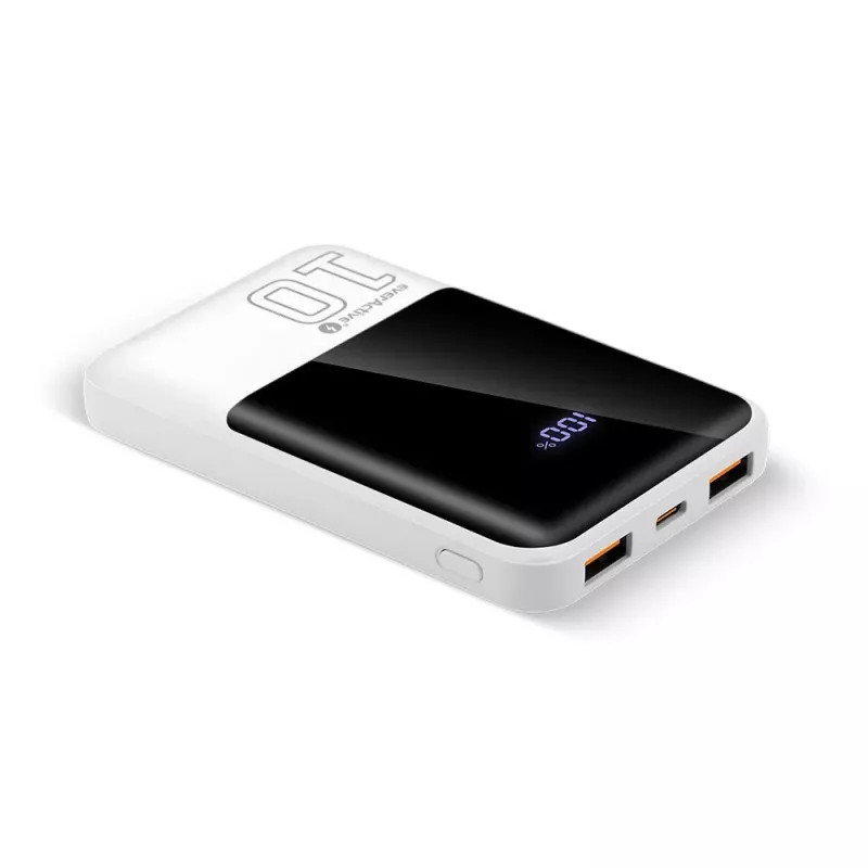 Akupank everActive EB-10Q 10 000 mAh, 2× USB väljundit, 22,5 W QC4.0