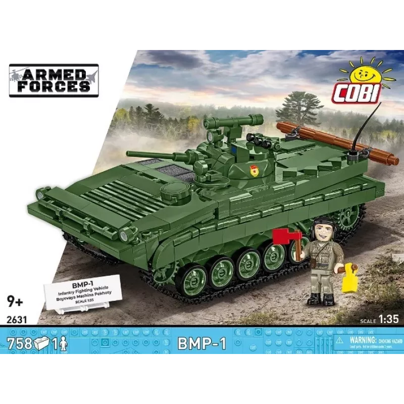 Ehituskomplekt Cobi Blocks BMP-1 758 tk - mõõtkavas mudelist ehitusklotsid