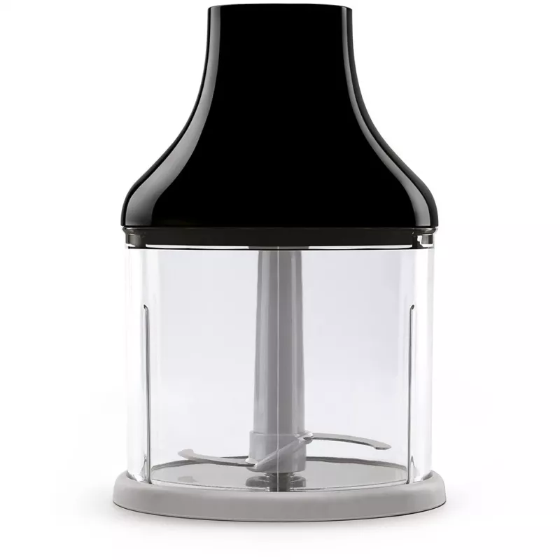 Smeg HBF03BLEU saumikser — 700 W käsimikser, 1,4 L kannuga, roostevabast terasest tera, must