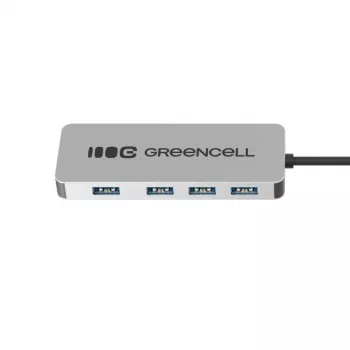 USB-jaotur roheline Cell HUB-GC-C4A — 4-pordiline USB-C 3.0 jaotur
