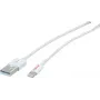 ROLINE - Lightning-kaabel - Lightning (M) USB-le (M) - 15 cm - Varjestatud - Valge - Vormitud - Apple iPad/iPhone/iPod (Lightning) jaoks (11.02.8326)