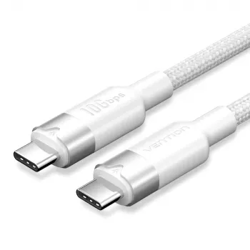 Vention USB 3.2 5A 10Gbps 1m WH USB-C–C kaabel