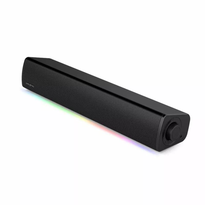 Sound Blaster GS3 kompaktne mänguheliriba RGB ja SuperWide tehnoloogiaga, USB-toitega, Bluetooth 5.4, kõrvaklappide väljundiga arvutile ja Macile