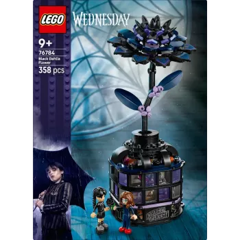 LEGO ehituskomplekt LEGO Wednesday 76784 Must Dahlia Flower — dekoratiivmudel, 358 tk, 9+ aastat