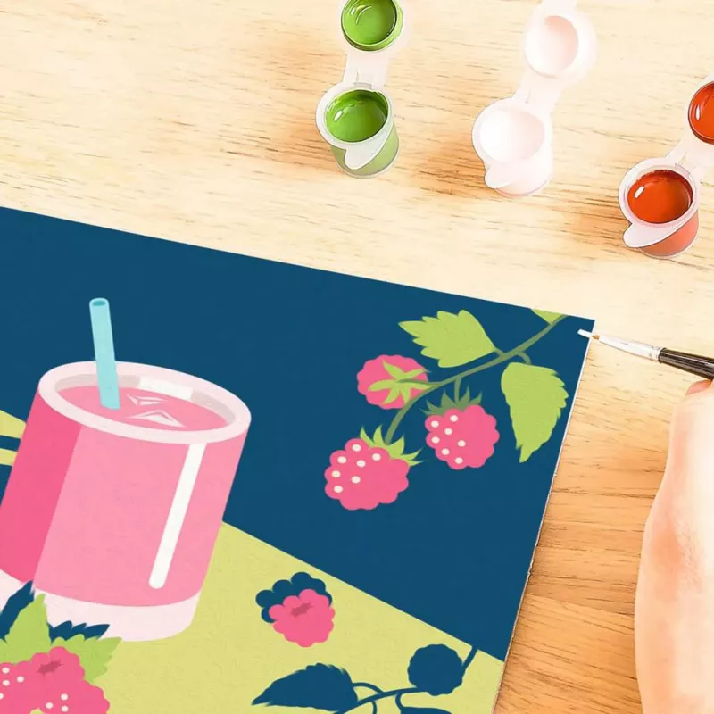 Ravensburger CreArt maalimiskomplekt — Mocktail Raspberry (25562) kunstikomplekt