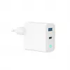 Gembird TA-UC-PDQC65L-W-01 mobiilseadme laadija universaalne valge AC kiirlaadimine siseruumides