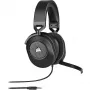 Kõrvaklapid CORSAIR HS65 SURROUND juhtmega mängukõrvaklapid, supra-aural, 3,5 mm + USB adapter, 32 Ω, 282 g, süsinik