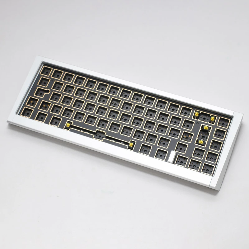 Ducky Outlaw 65 klaviatuur universaalne USB USA inglise hõbedane