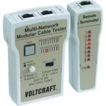 Voltcraft CT-2 kaablitestimisseade, kaablitester BNC, RJ-11 ja RJ-45 jaoks (TCT-141)