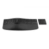 HP 960 Ergonoomiline juhtmevaba klaviatuur, täissuuruses (100%), juhtmevaba, RF-juhtmevaba + Bluetooth, membraan, must