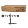 Monitor mount LOGILINK BP0099 for 2 displays, up to 81.3 cm (32 inch), VESA 75x75–100x100, max 8 kg, Must